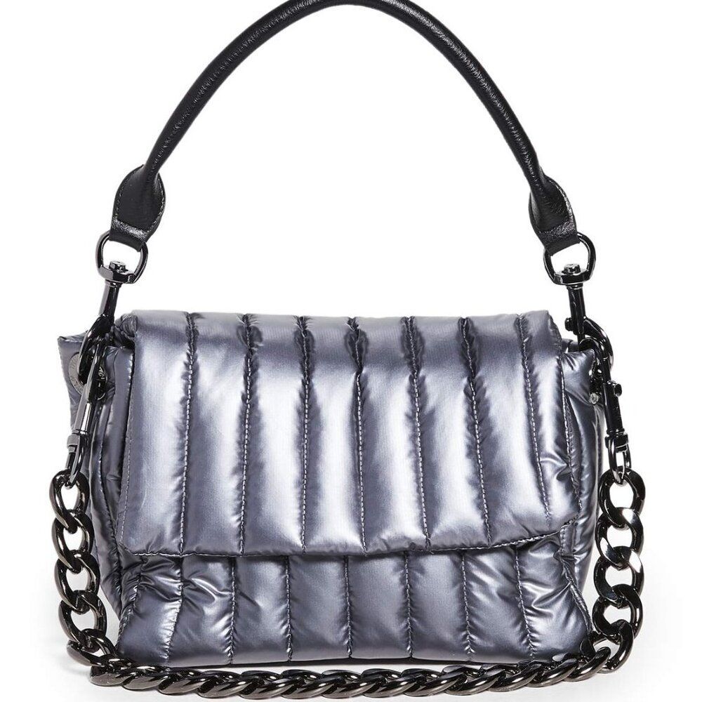Think Royln Bar Bag Pearl Grey NWOT